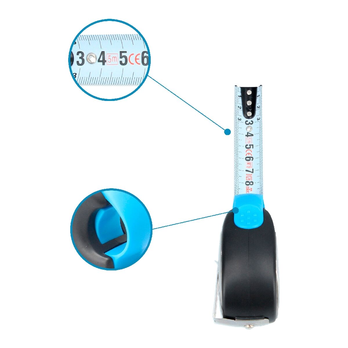 Flexómetro Ferrestock ST 5 m x 25 mm Nylon