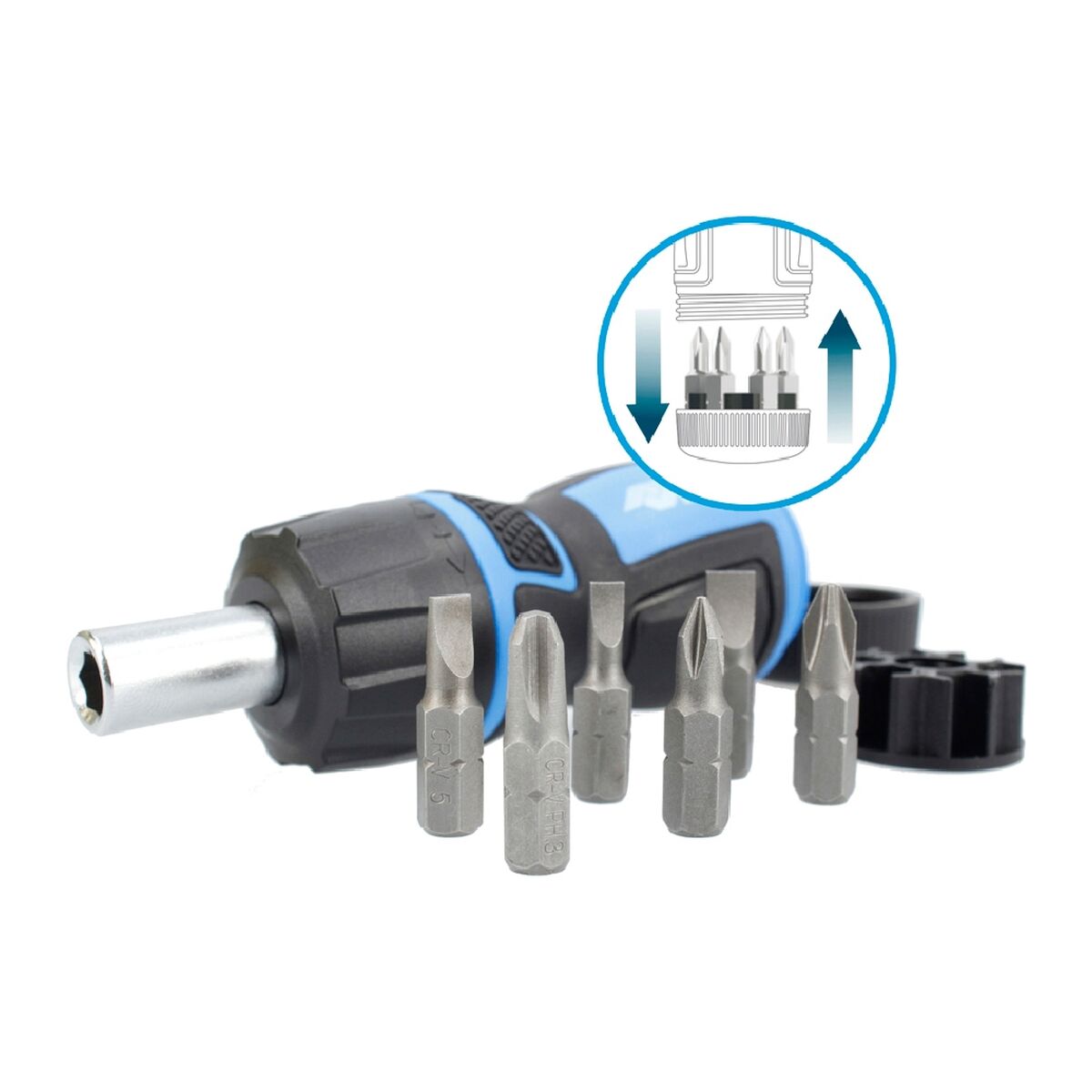 Set de Destornilladores Ferrestock Destornillador de carraca (6 pcs)