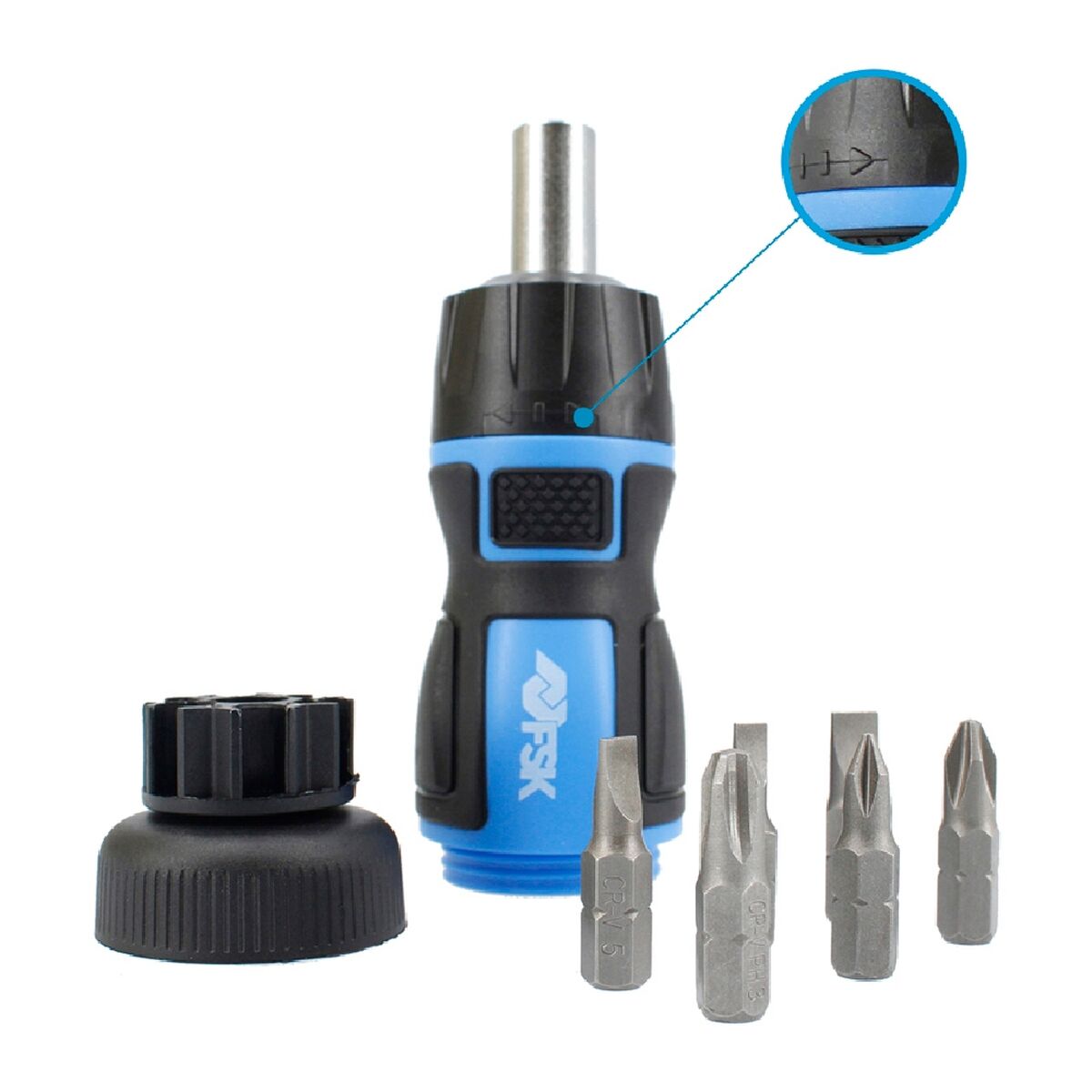 Set de Destornilladores Ferrestock Destornillador de carraca (6 pcs)