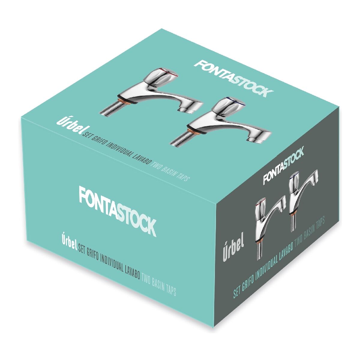 Juego de Grifos Fontastock Zinc