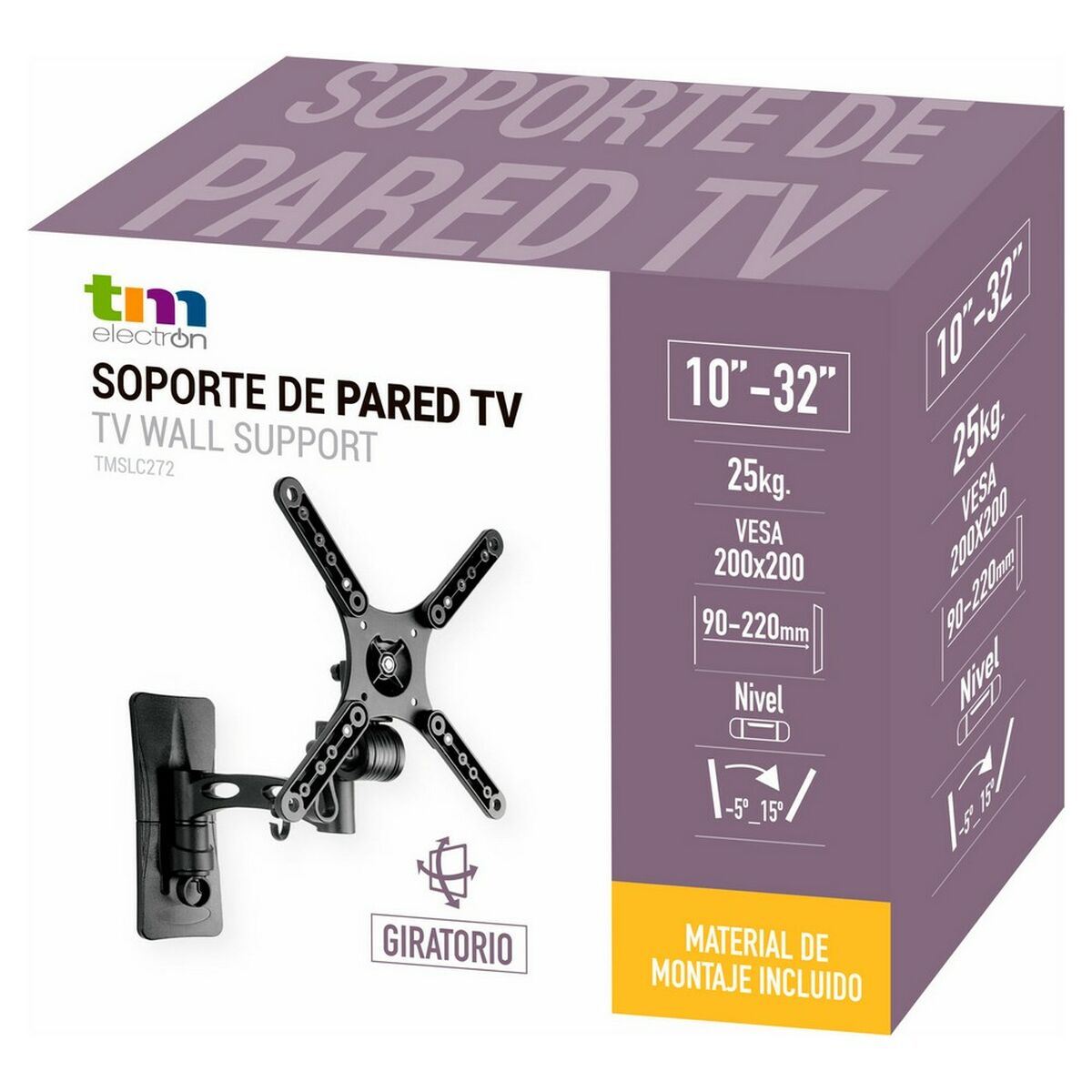 Soporte TV TM Electron 25 kg 10"-32"