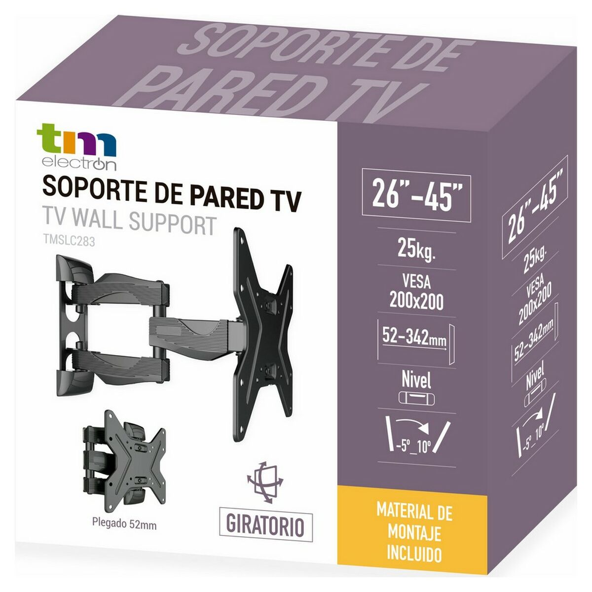 Soporte TV TM Electron 26"-40" 25 kg