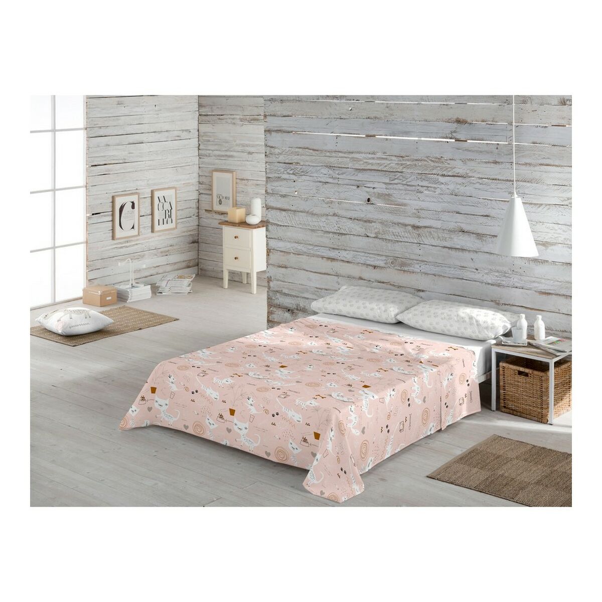 Juego de Sábanas Panzup Gatos 4 Cama de 180/190 260 x 270 cm