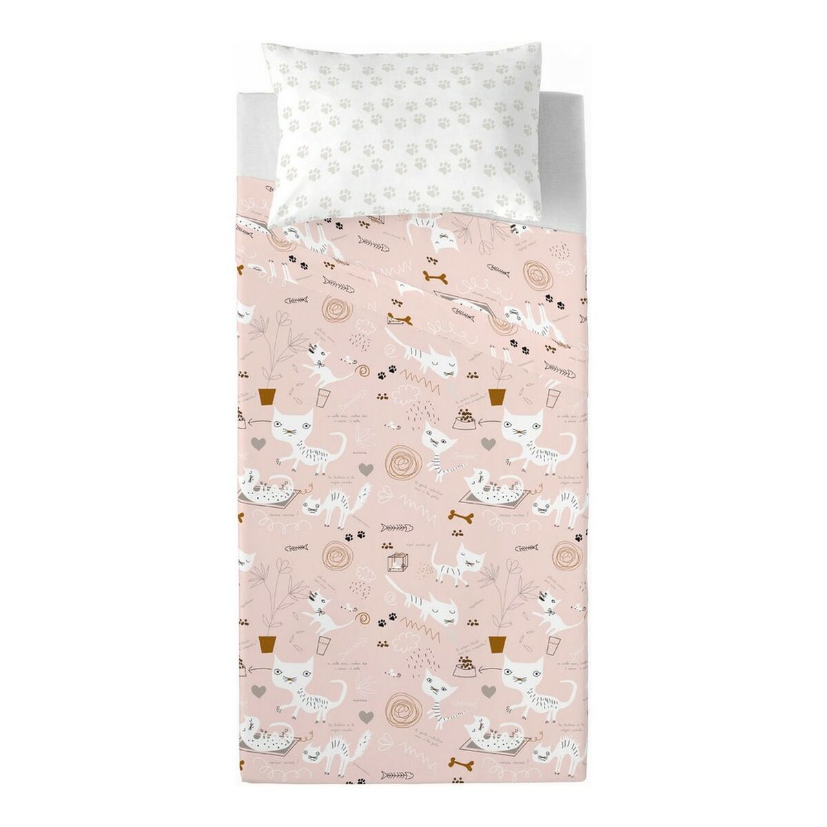 Juego de Sábanas Panzup Gatos 4 Cama de 180/190 260 x 270 cm