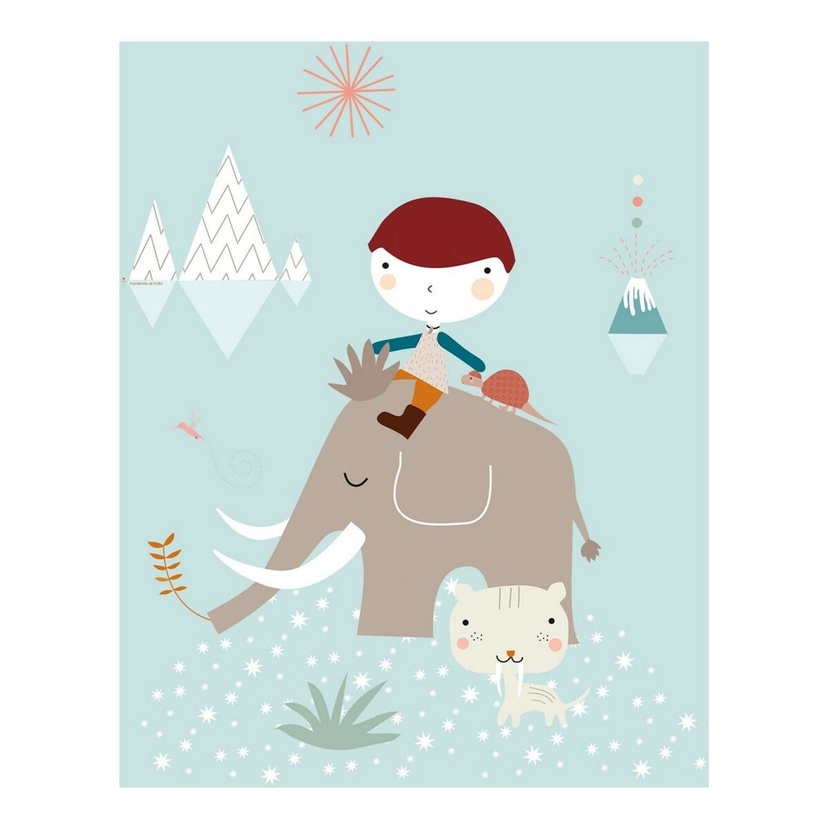 Juego de Sábanas Haciendo el Indio Ice Age Cama de 105/110 180 x 270 cm