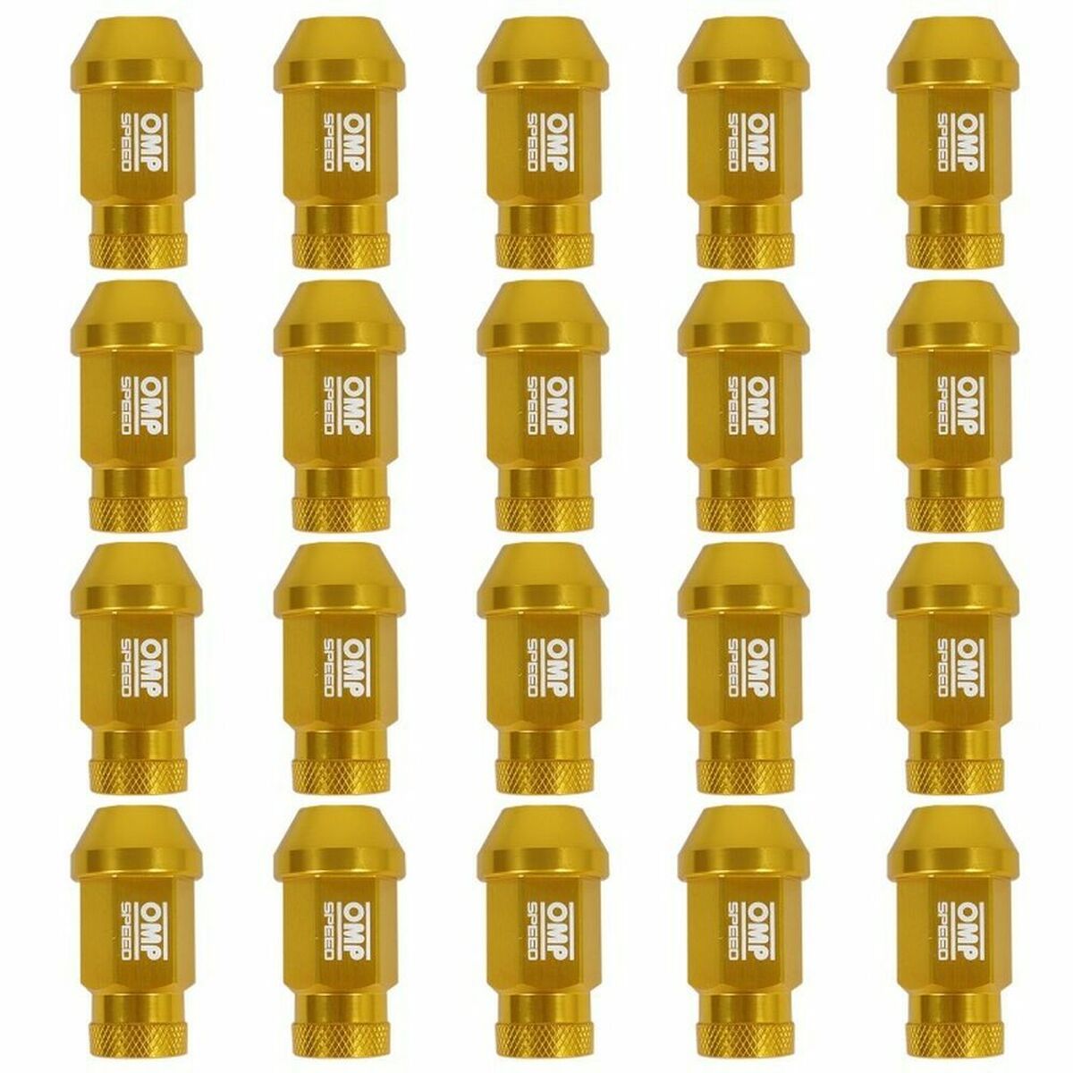 Set Tuercas OMP 7075 Amarillo 20 uds M14 x 1,25