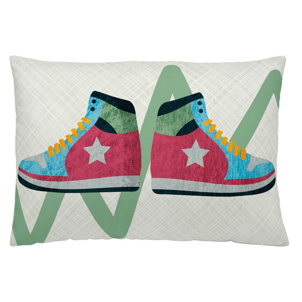 Funda de cojín Naturals Robots (50 x 30 cm)