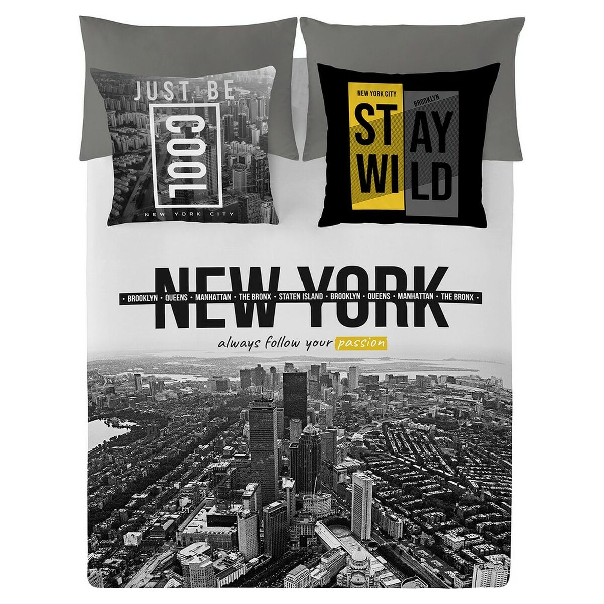 Funda Nórdica Naturals Stay City Cama de 180/190 260 x 220 cm