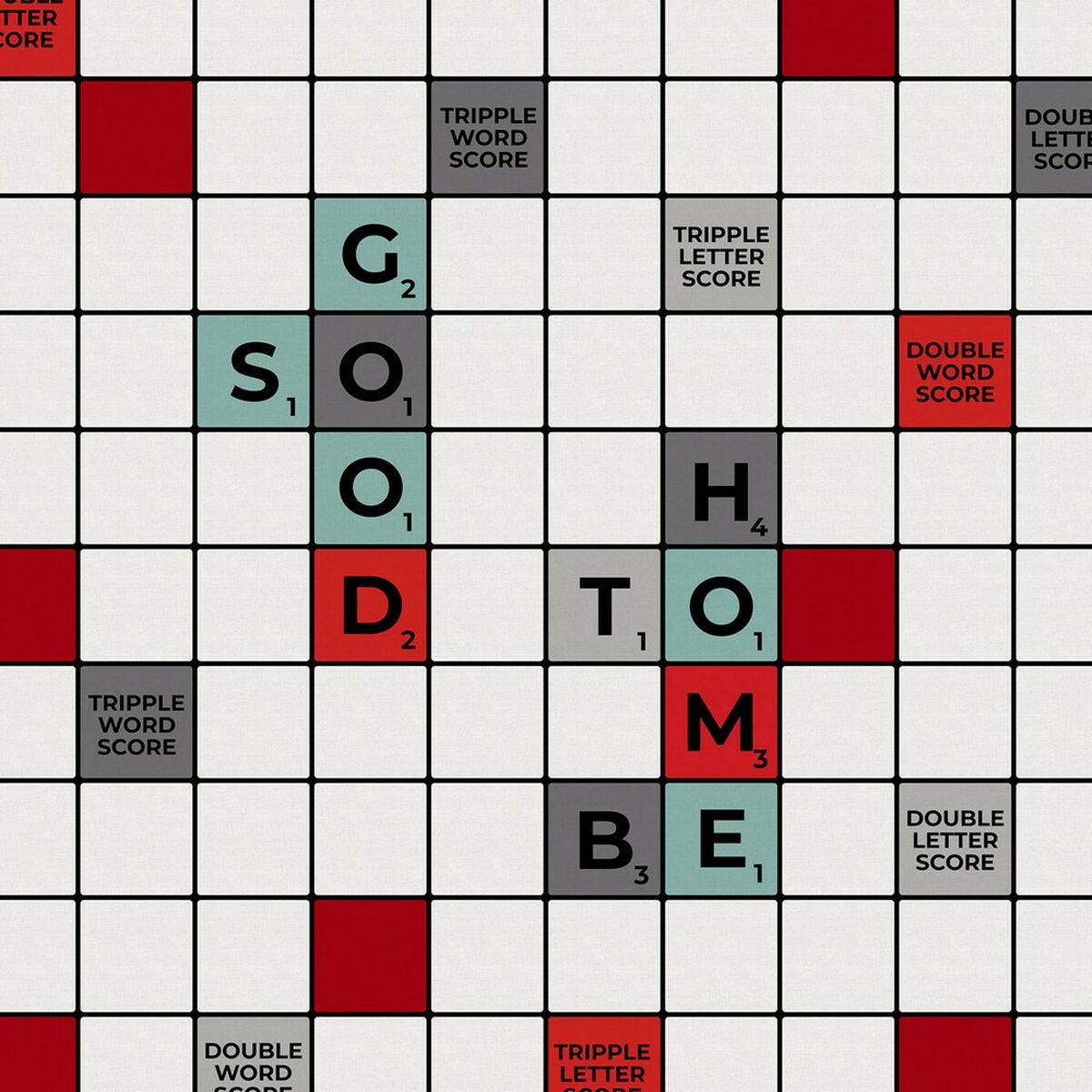 Funda Nórdica Naturals Scrabble Cama de 180/190 260 x 220 cm