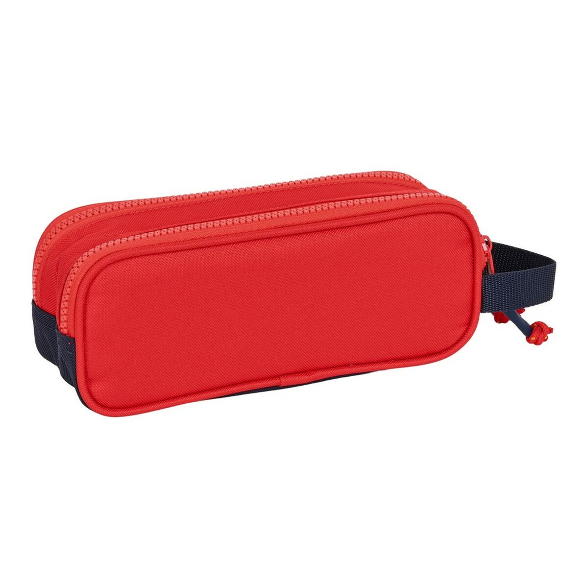 Estuche Escolar RFEF Rojo Azul (21 x 8 x 6 cm)