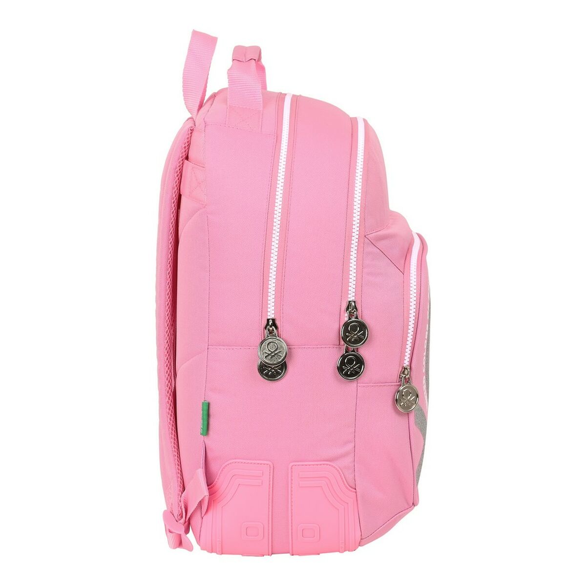 Mochila Escolar Benetton Rosa (32 x 42 x 15 cm)