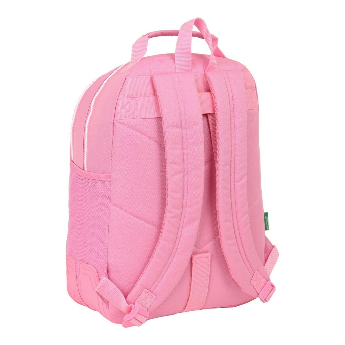 Mochila Escolar Benetton Rosa (32 x 42 x 15 cm)