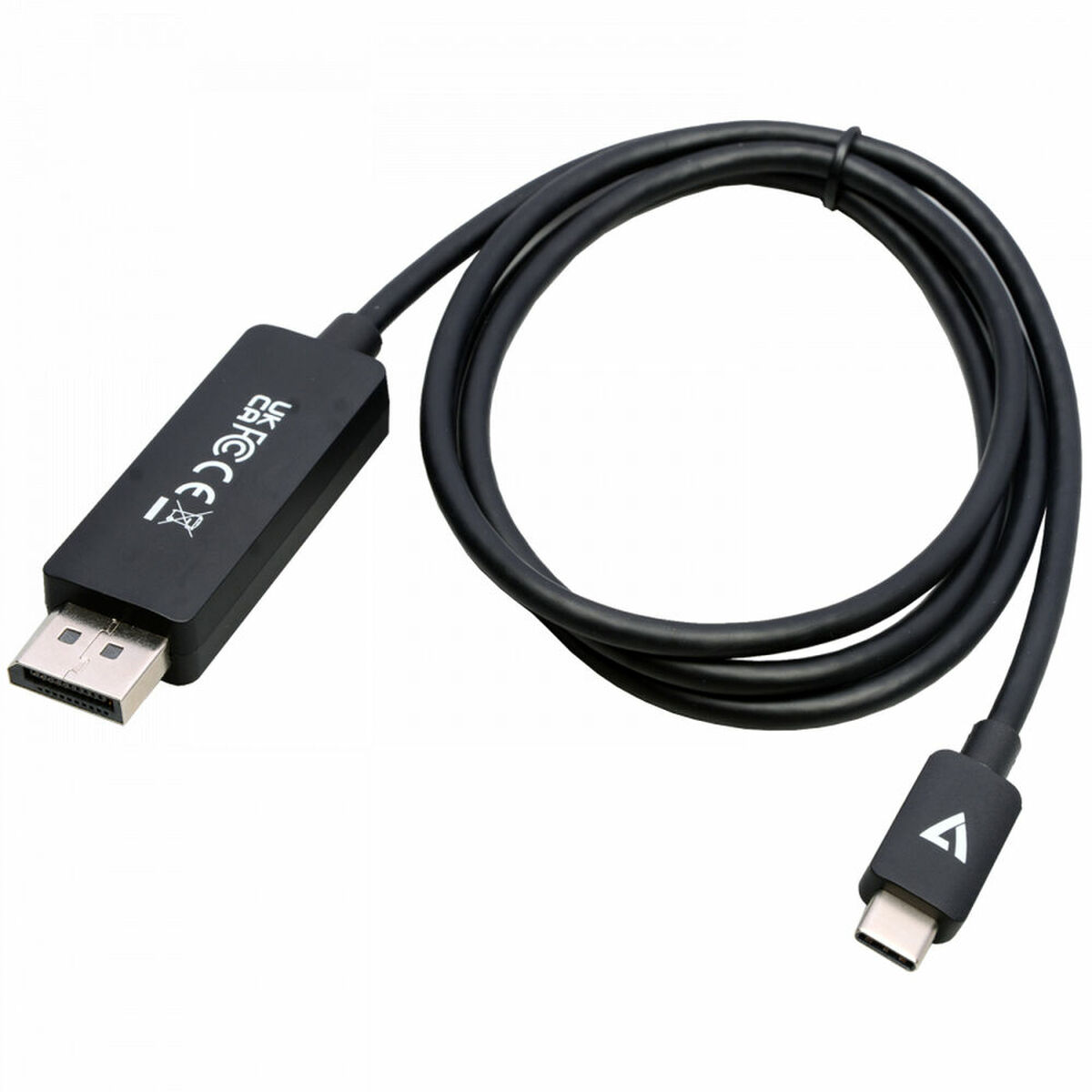 Adaptador USB C a DisplayPort V7 V7USBCDP14-1M        1 m 8K Ultra HD