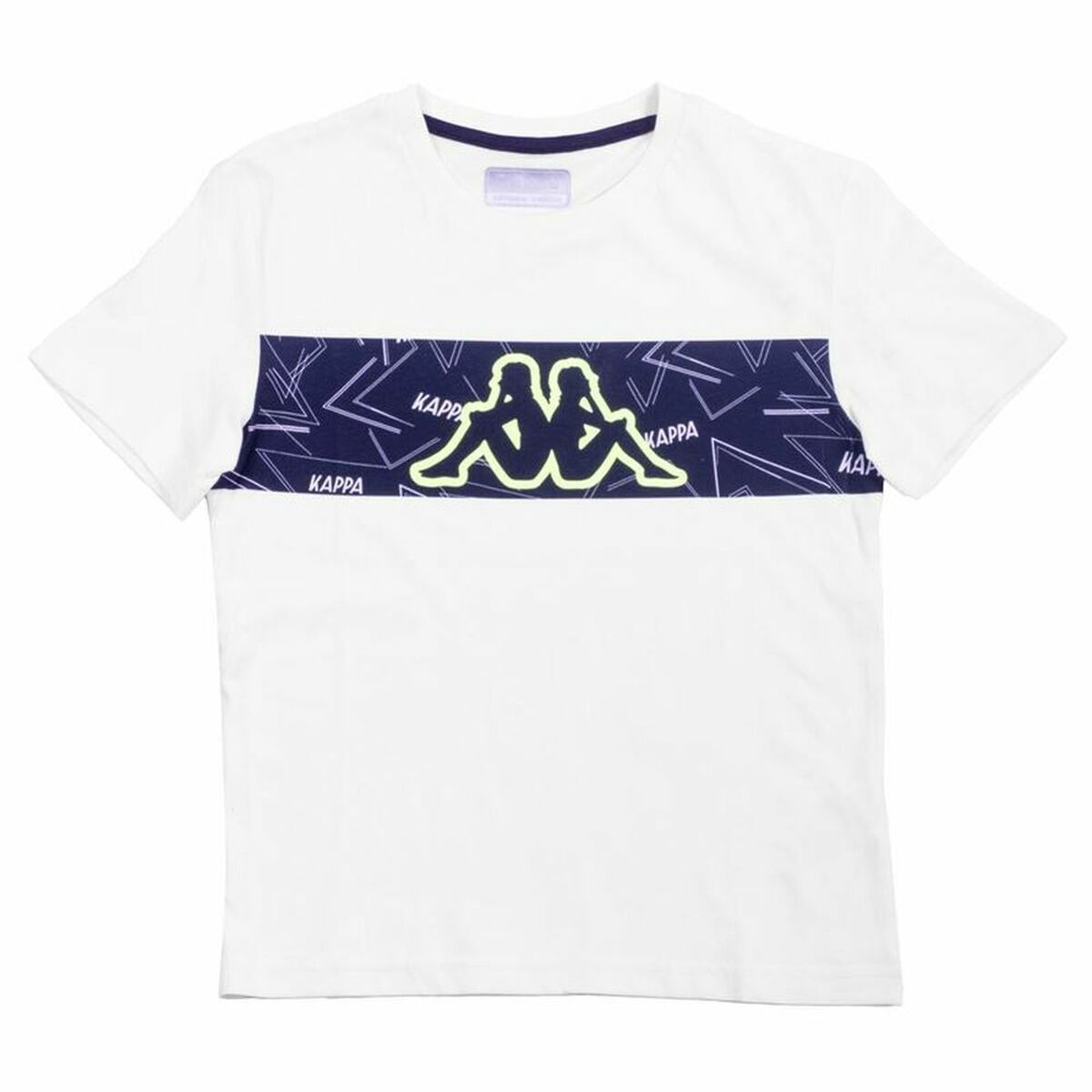 Camiseta de Manga Corta Infantil Kappa Skoto K Blanco