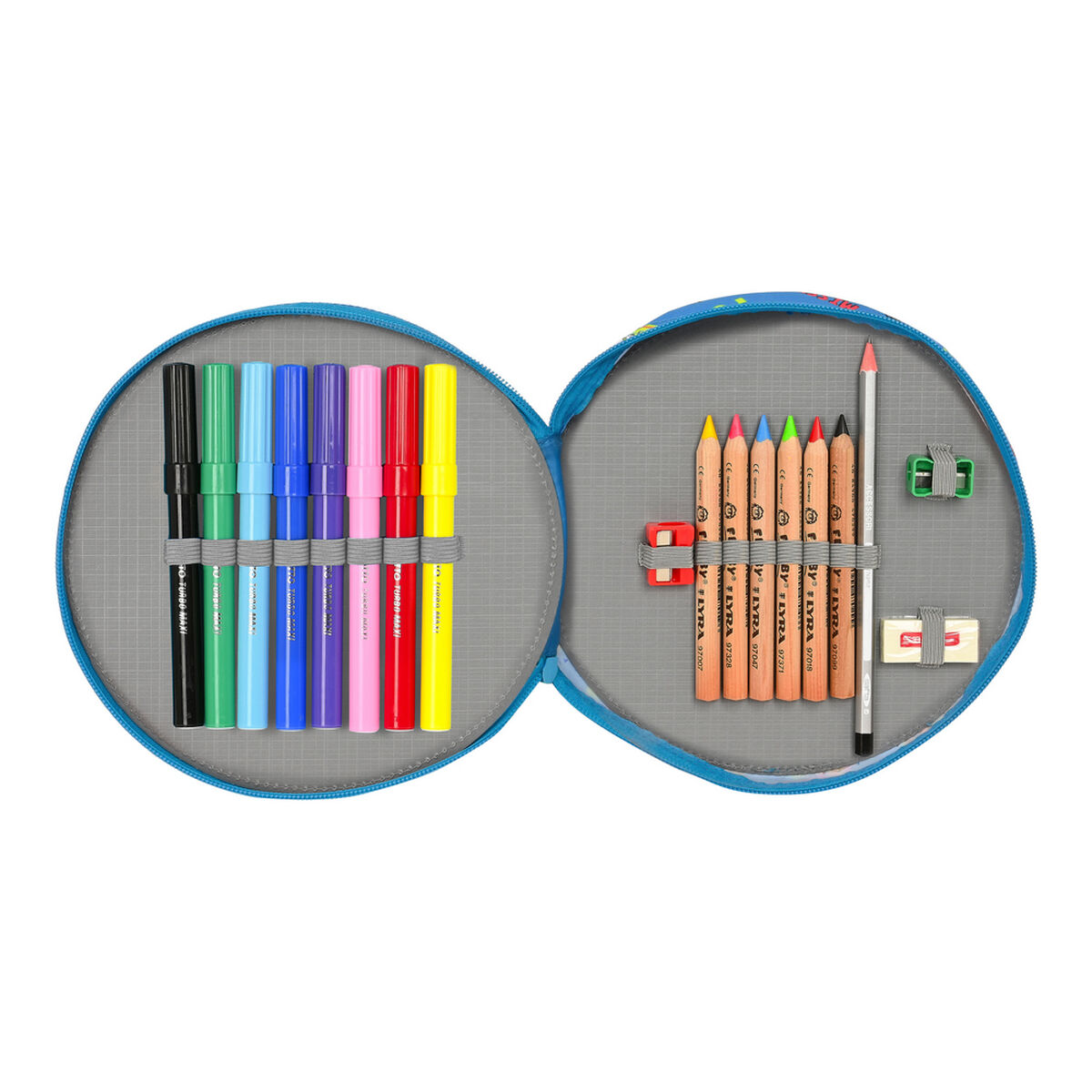 Plumier The Paw Patrol Friendship Redondo Azul (18 Piezas)