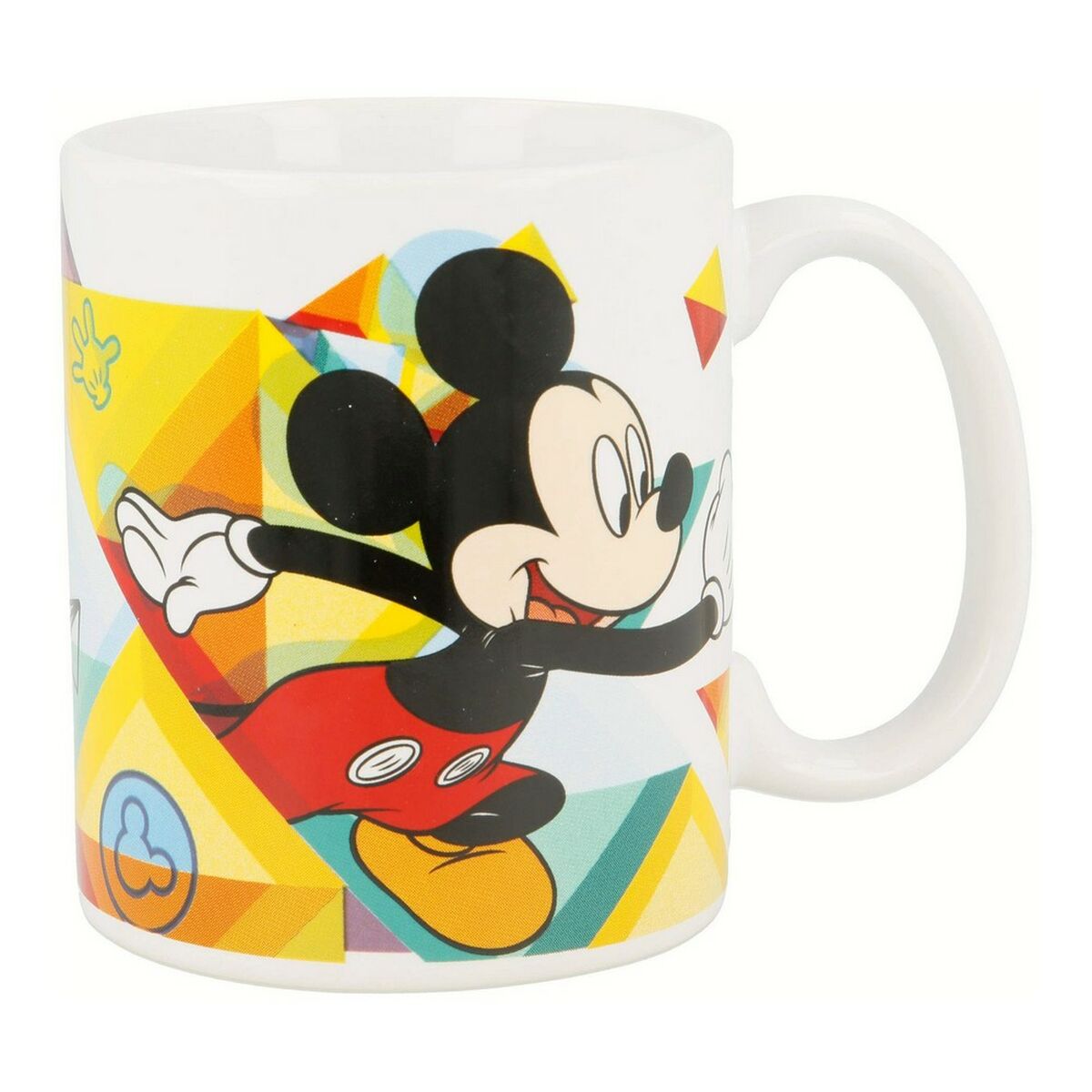Taza Mug Mickey Mouse Happy Smiles 325 ml (11,7 x 10 x 8,7 cm)