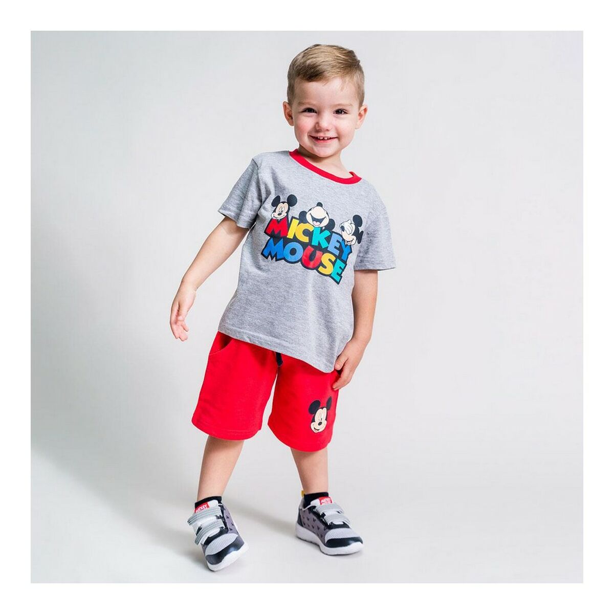 Conjunto de Ropa Mickey Mouse Gris