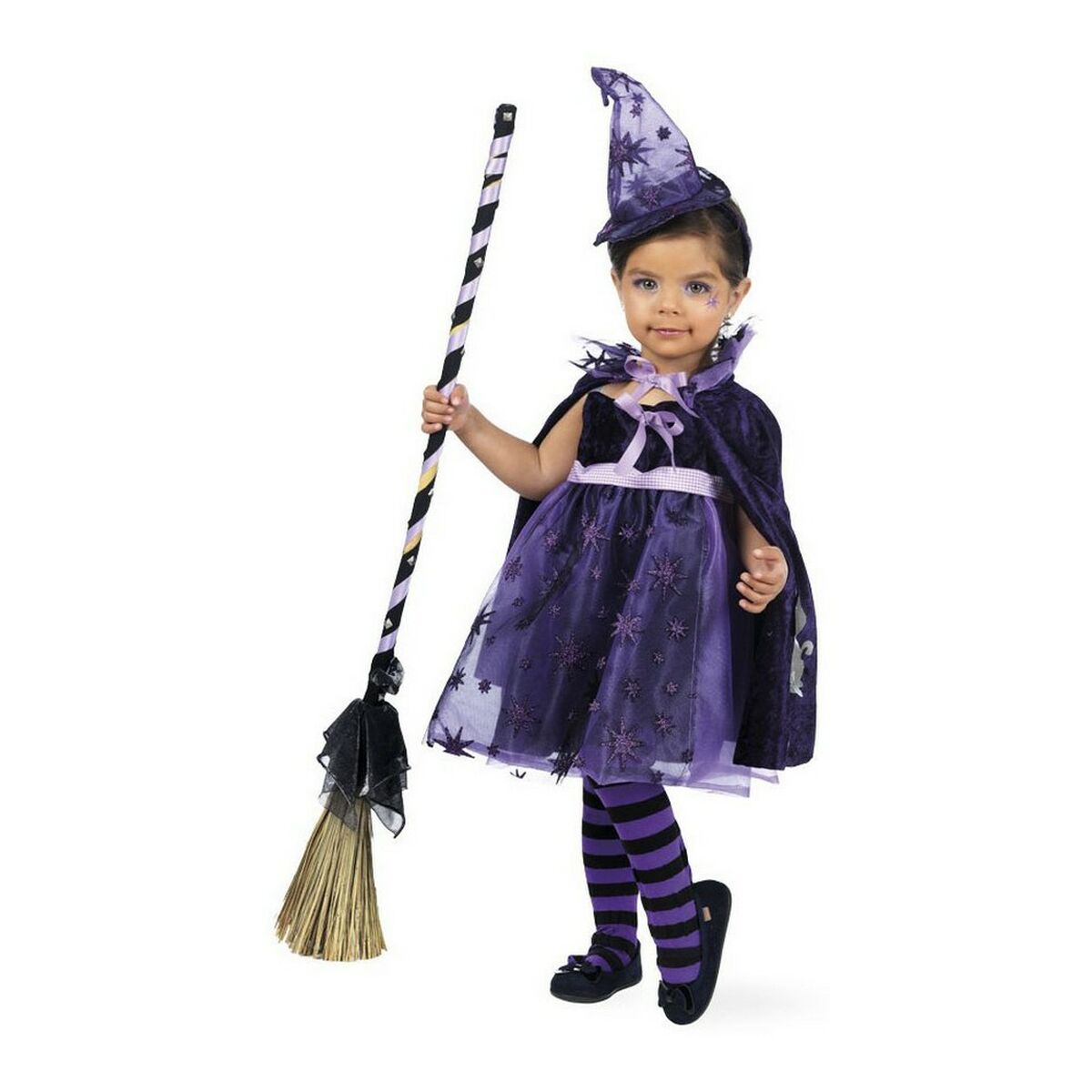 Disfraz para Niños Rainbow Bruja Talla 2