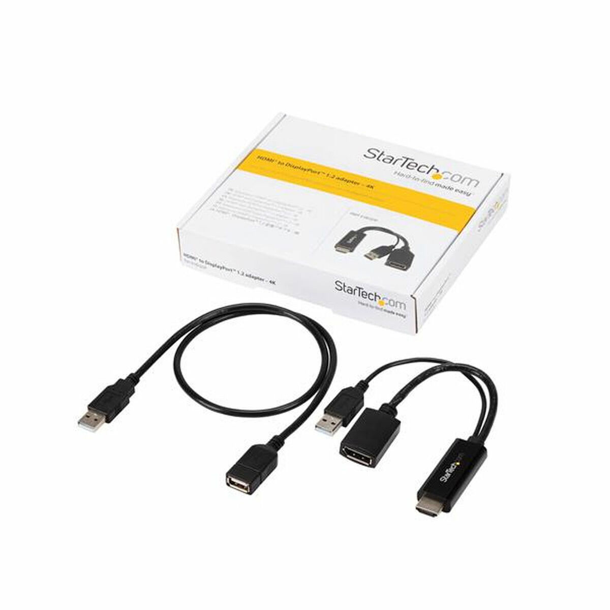 Adaptador DisplayPort a HDMI Startech HD2DP                Negro 4K