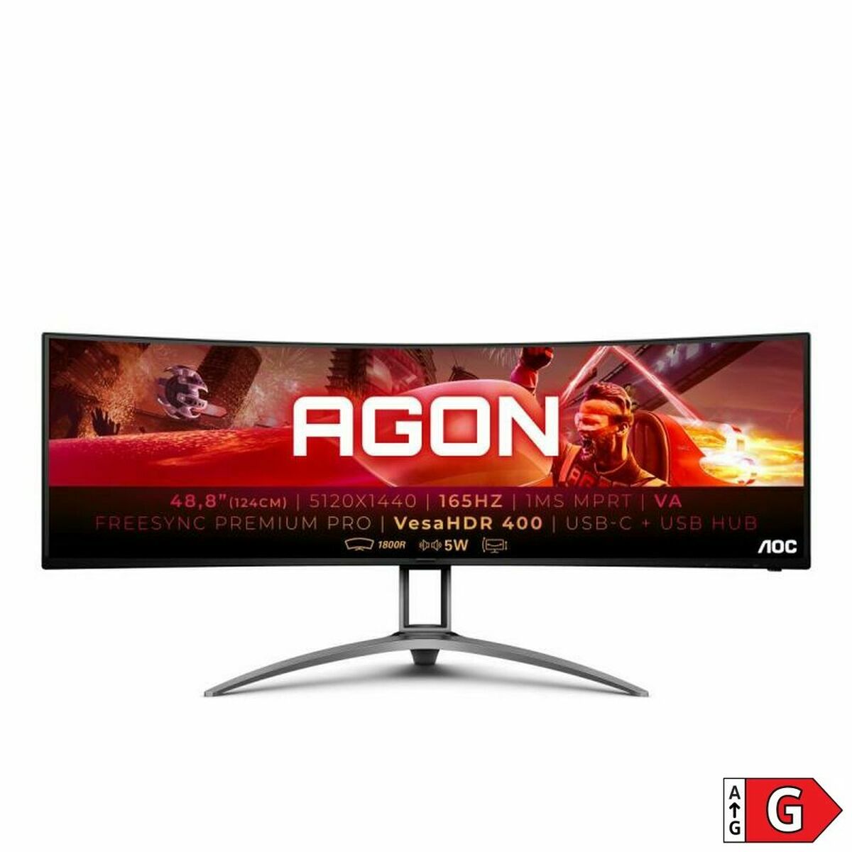 Monitor AOC AOC AGON AG493UCX2 Quad HD 49"