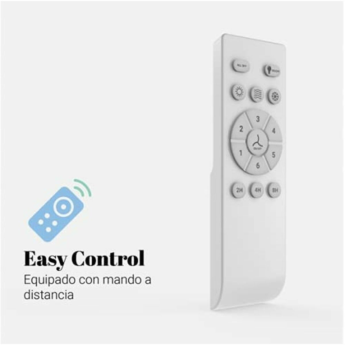 Ventilador de Techo Universal Blue MIDI 4052W 55W Blanco (132 cm)