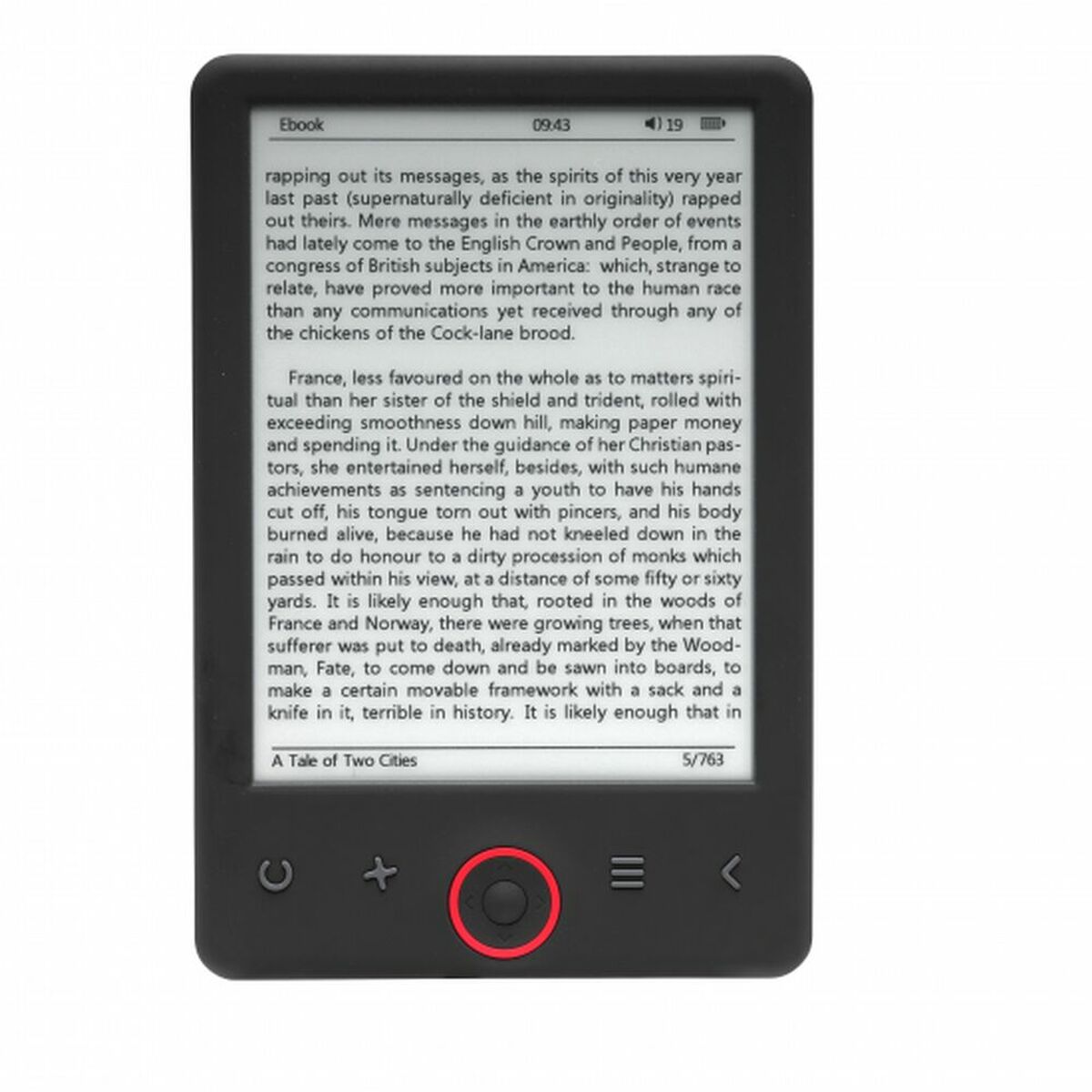 eBook Denver Electronics 635L 4GB Negro 6"