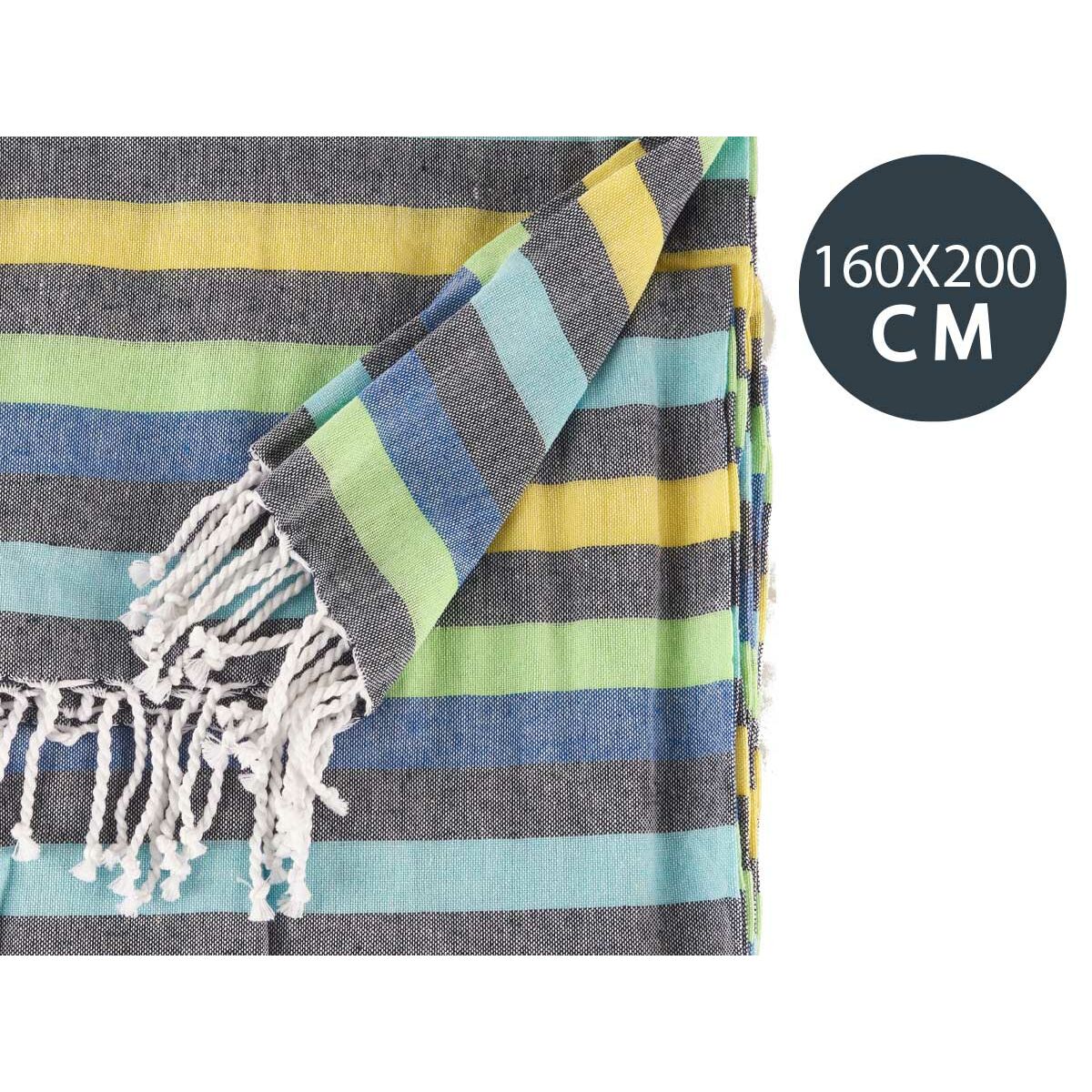 Foulard Multiusos Gift Decor Verde 40 x 9 x 8 cm Rayas