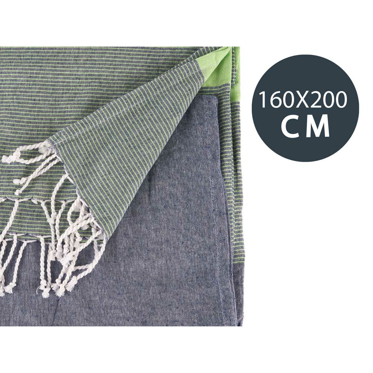 Foulard Multiusos Gift Decor Verde 40 x 9 x 8 cm Rayas