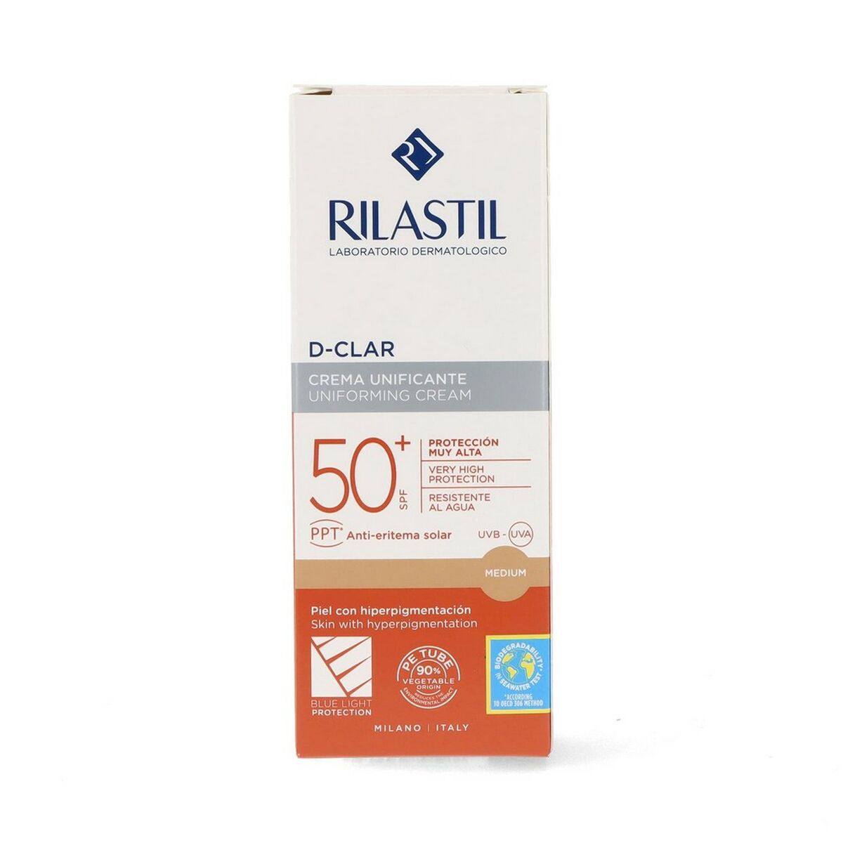 Fluido Solar Antimanchas Rilastil Sun System D-Clar Spf 50+ Medium (40 ml)