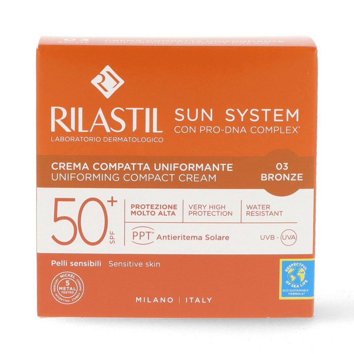 Polvos Compactos Bronceadores Rilastil Sun System Bronze Spf 50+ (10 g)
