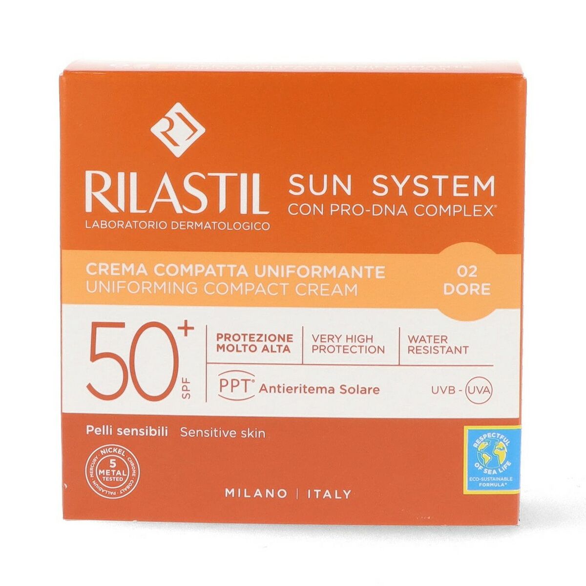 Polvos Compactos Bronceadores Rilastil Sun System Dorado 10 g