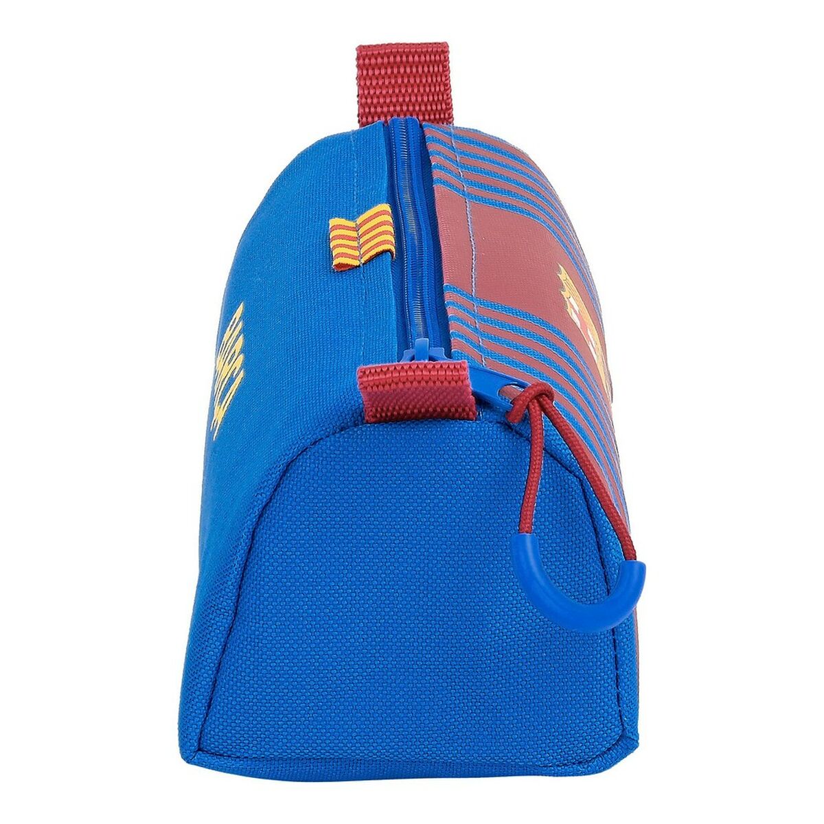 Estuche Escolar F.C. Barcelona Granate Azul marino 21 x 8 x 7 cm