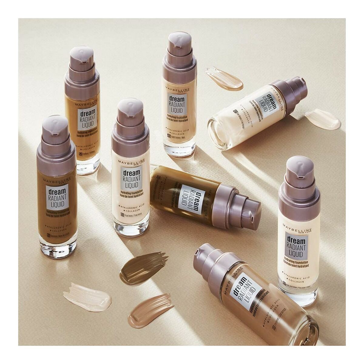 Base de Maquillaje Fluida Maybelline Dream Satin Liquid 3-true ivory (30 ml)