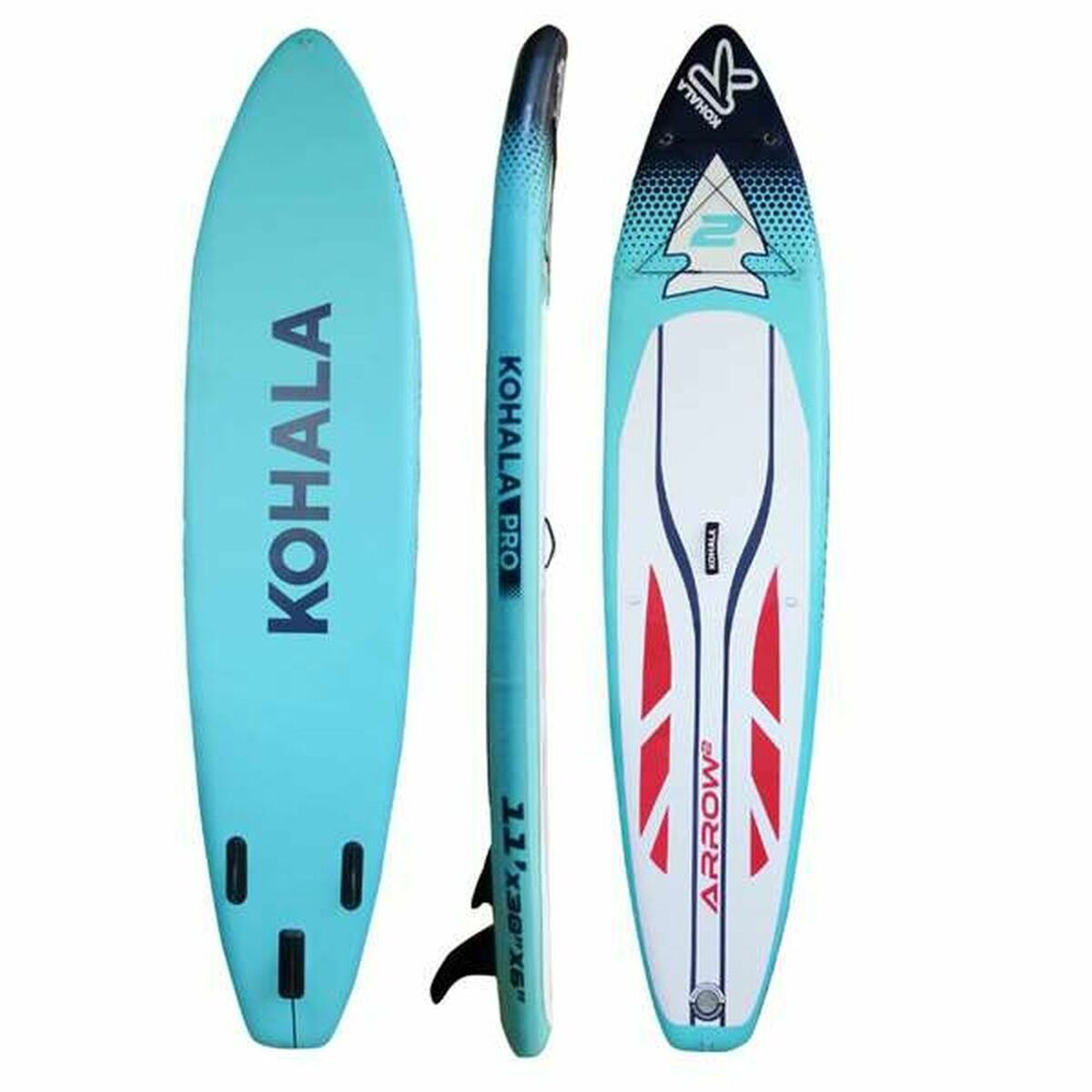 Tabla de Paddle Surf Hinchable con Accesorios Kohala Arrow 2 Azul ( 335 x 75 x 15  cm)