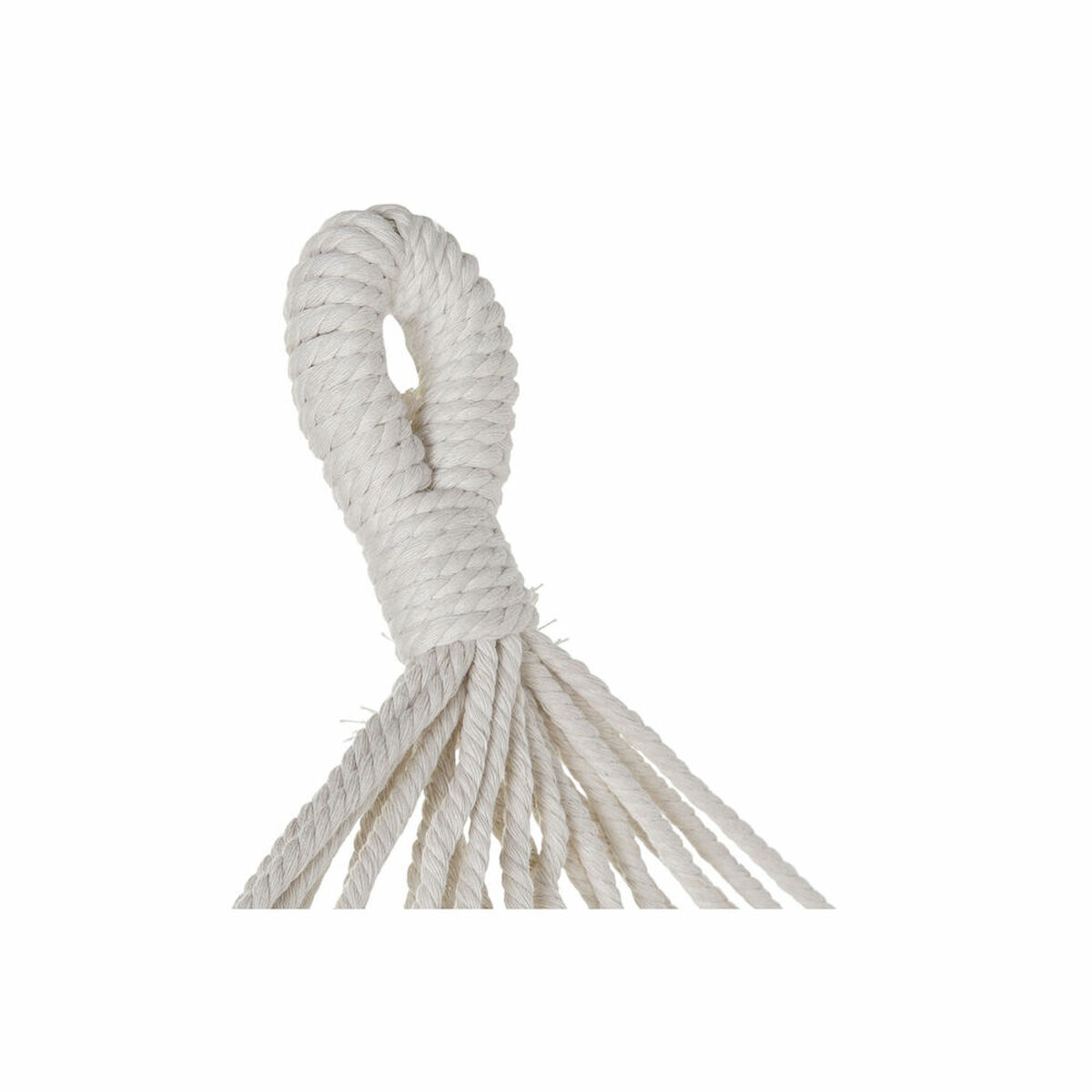 Hamaca DKD Home Decor Ocre Poliéster Algodón Pino Flecos (255 x 80 x 28 cm)