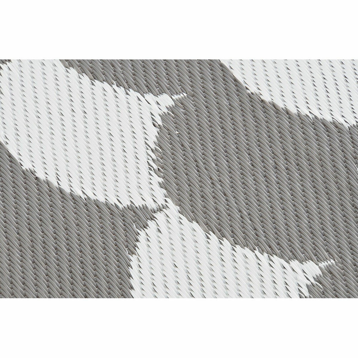 Alfombra DKD Home Decor Gris Ondas Blanco (2 Unidades) (150 x 210 cm)