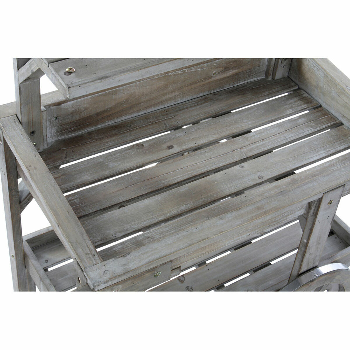 Carro de Jardín DKD Home Decor 87 x 14 x 109 cm 87 x 41 x 109 cm Marrón claro