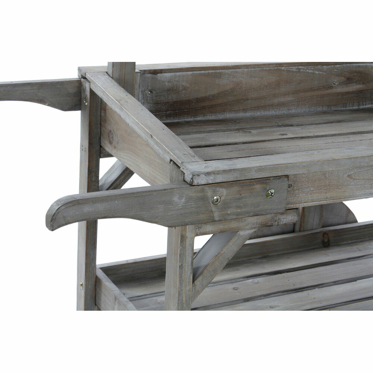 Carro de Jardín DKD Home Decor 87 x 14 x 109 cm 87 x 41 x 109 cm Marrón claro