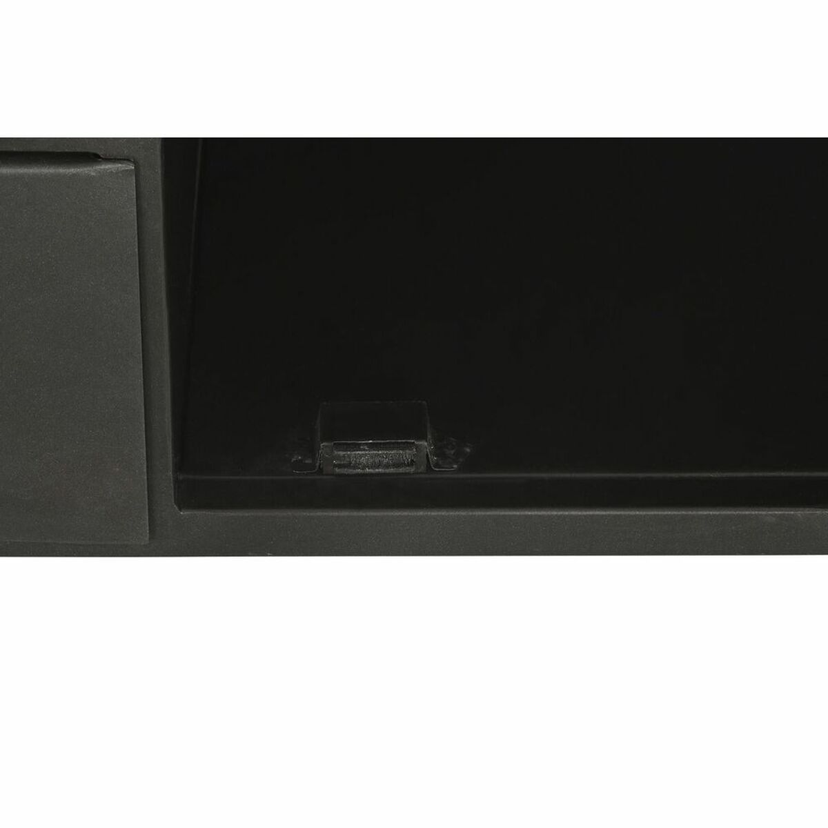 Aparador DKD Home Decor   Negro Dorado Natural Metal Madera de mango 145 x 40 x 85 cm