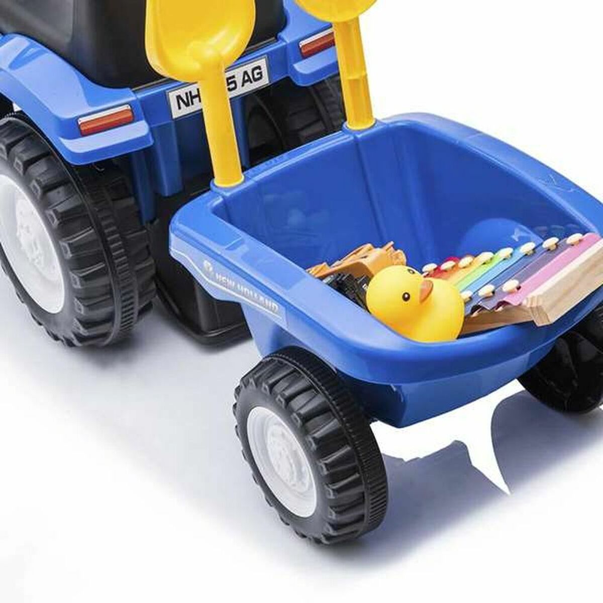 Tractor a Pedales New Holland Ride ON Azul 91 x 44 x 29 cm