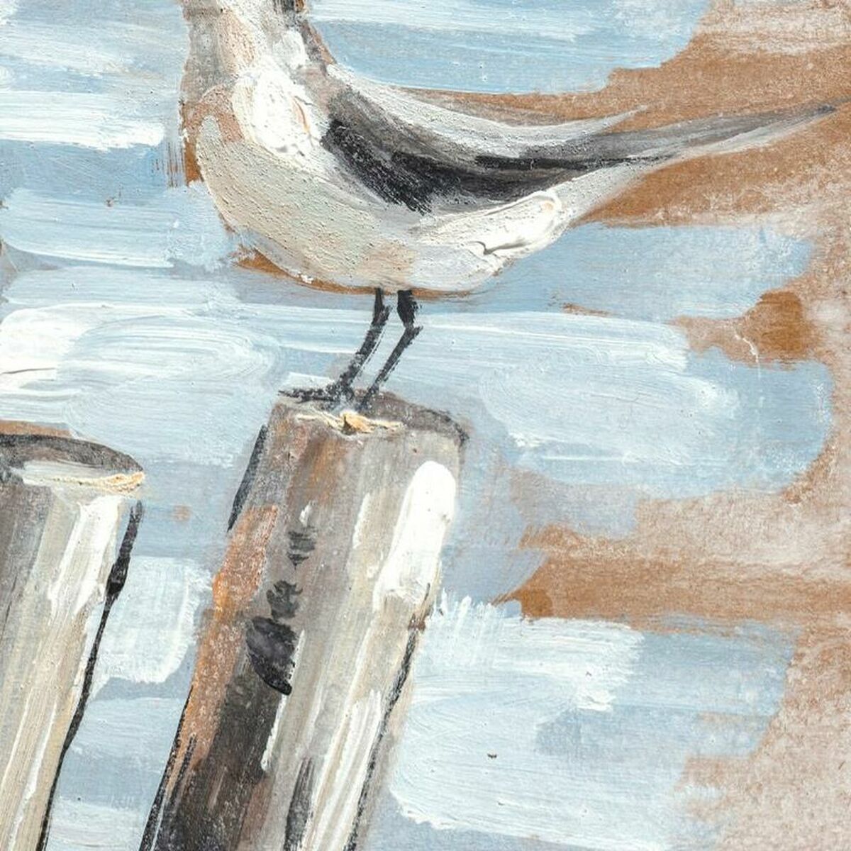 Lienzo DKD Home Decor Pino Lienzo 45 x 2,7 x 45 cm