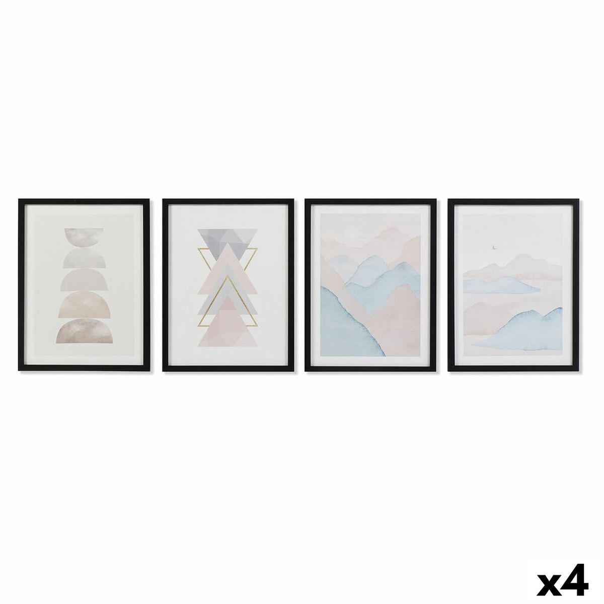 Cuadro DKD Home Decor Poliestireno Madera MDF 30 x 3 x 40 cm