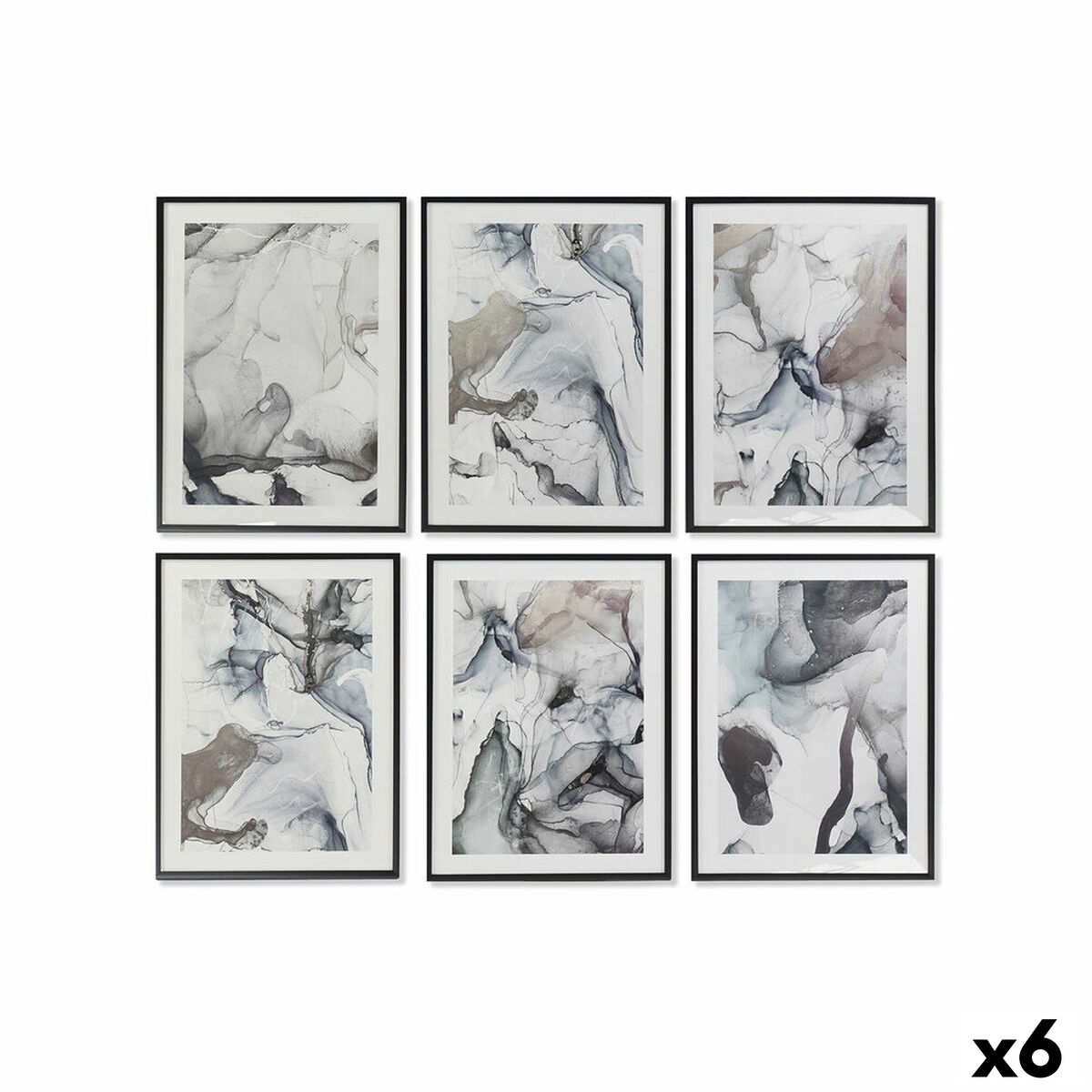 Cuadro DKD Home Decor Poliestireno Madera MDF 50 x 3 x 70 cm