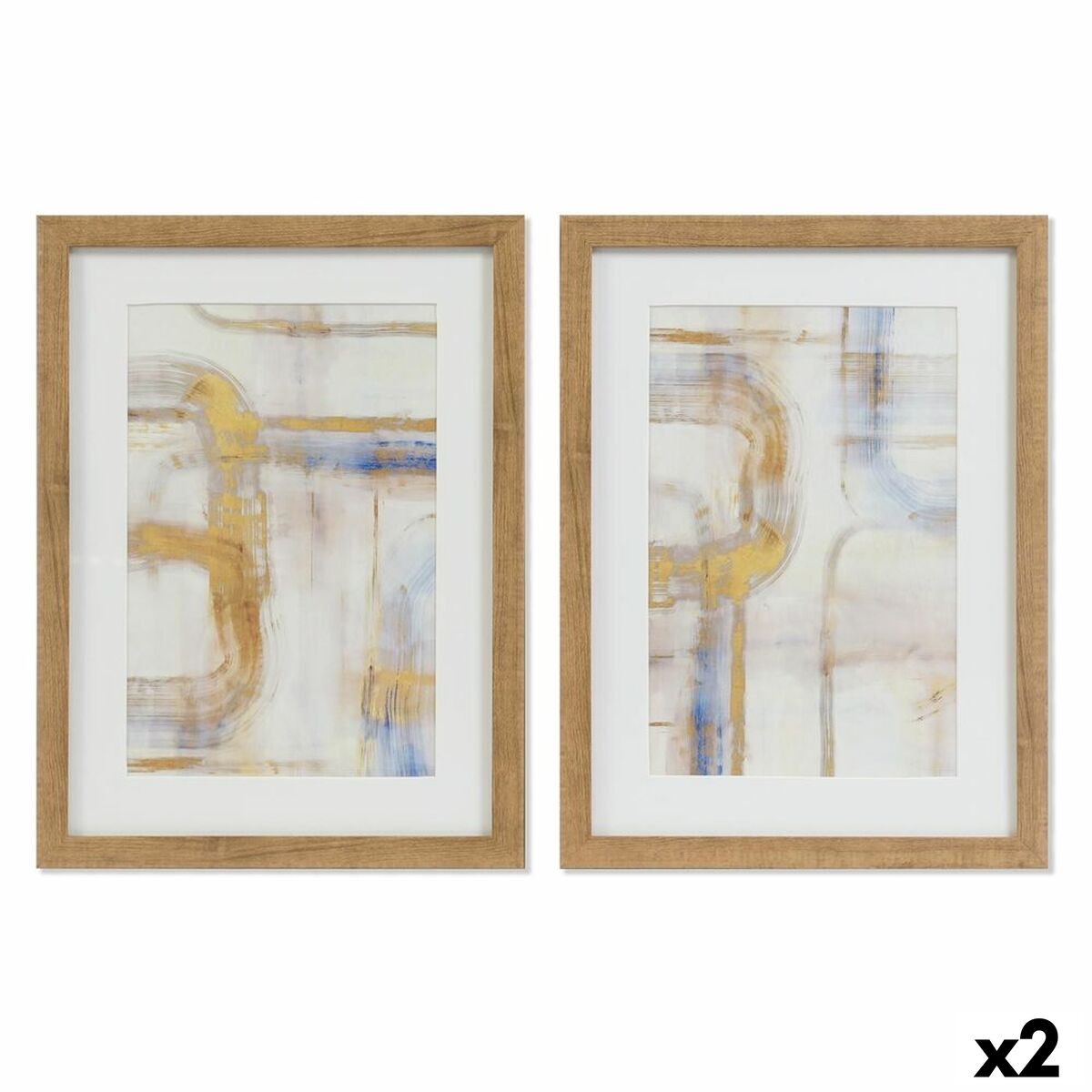 Cuadro DKD Home Decor Cristal Poliestireno 30 x 3 x 40 cm