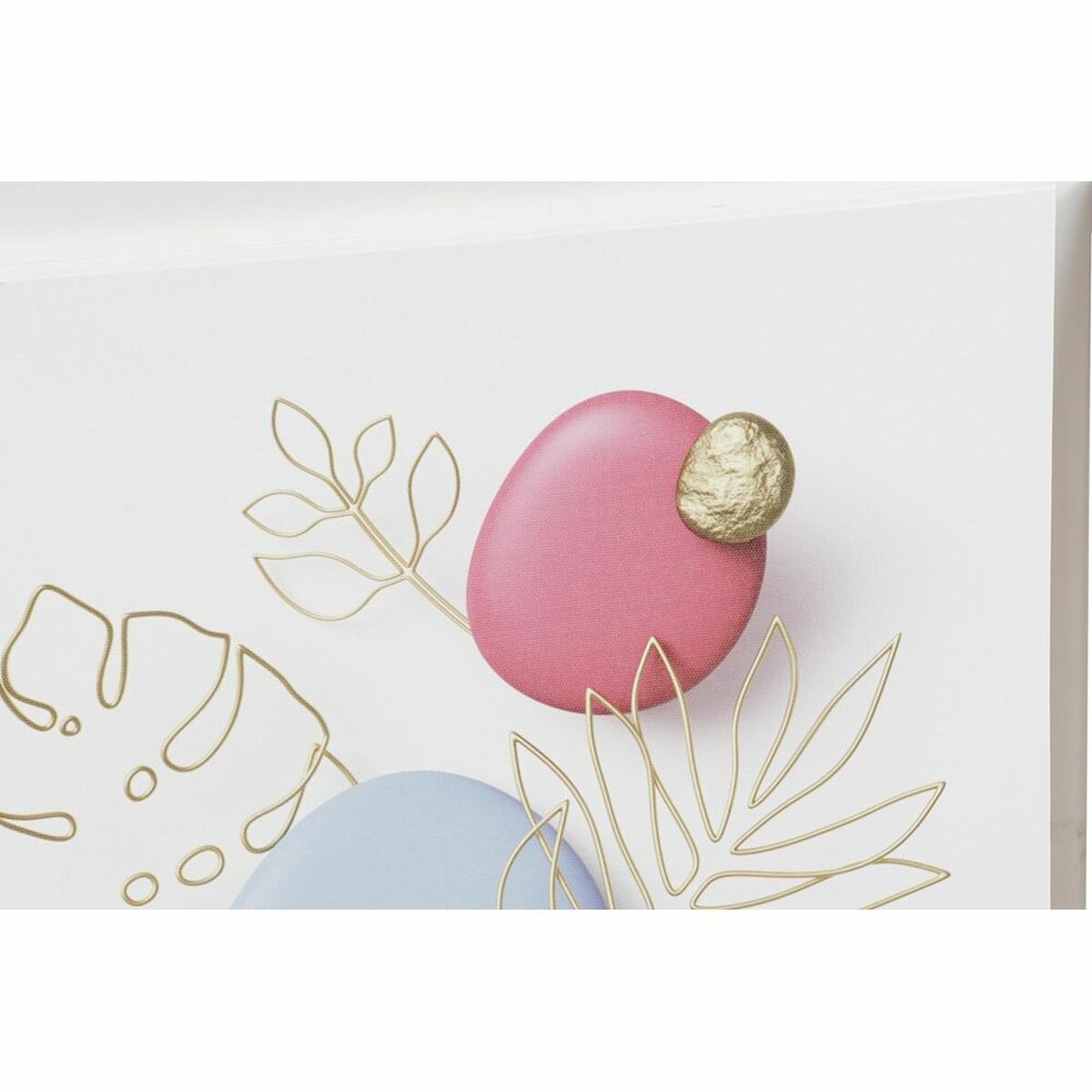 Lienzo DKD Home Decor Lienzo Madera MDF 40 x 1,8 x 40 cm