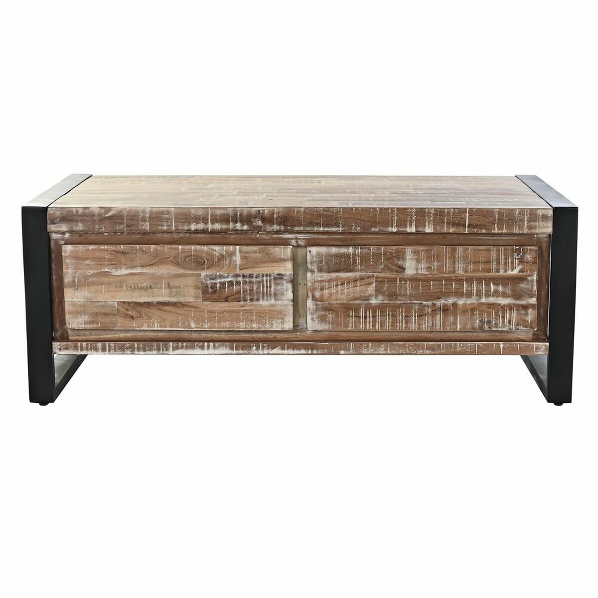 Mesa de Centro DKD Home Decor Metal Acacia (110 x 60 x 40 cm)