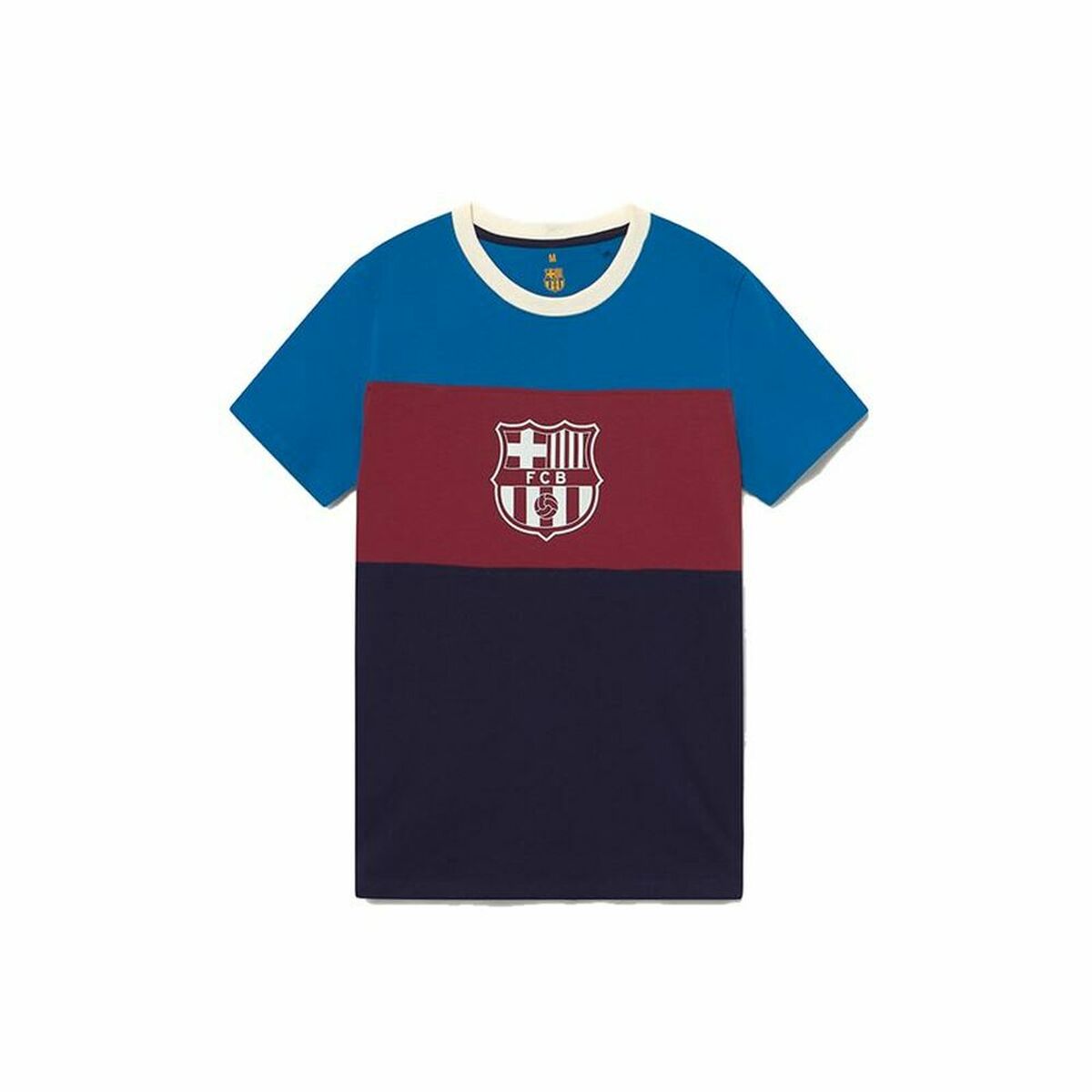 Camiseta de Fútbol de Manga Corta Hombre F.C. Barcelona Azul