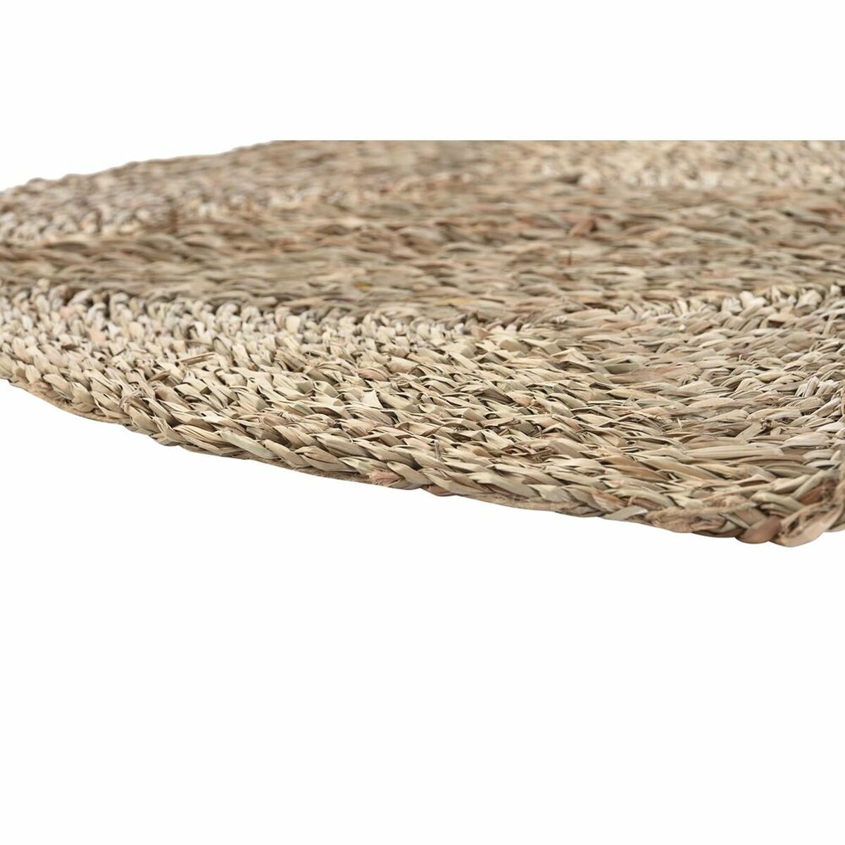 Alfombra DKD Home Decor 150 x 0,5 x 150 cm Natural Poliéster Hierba marina