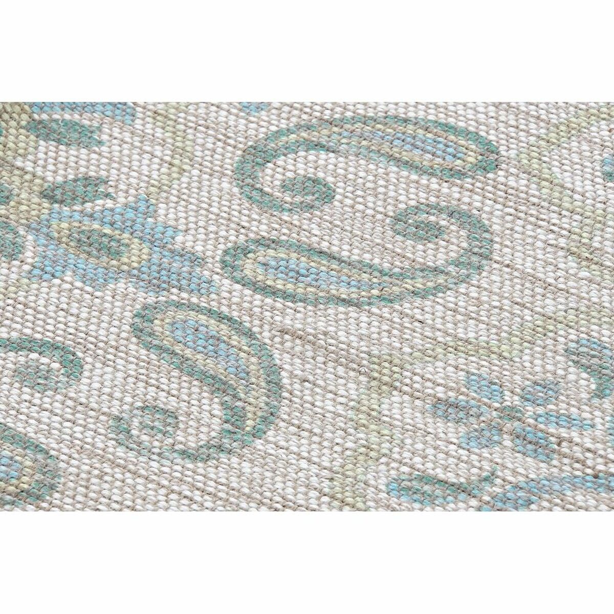 Alfombra DKD Home Decor 200 x 290 x 0,5 cm Rojo Poliéster Verde Árabe (2 Unidades)