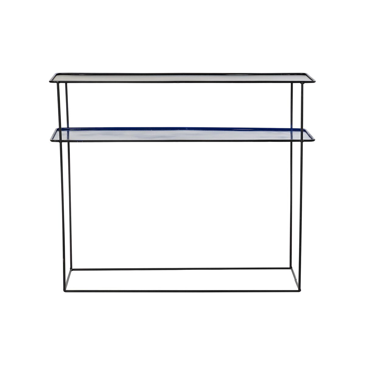 Juego de muebles DKD Home Decor Azul Negro 70 x 27 x 45 cm 40 x 27 x 45 cm 80 x 27 x 65 cm 80 x 27,5 x 65 cm